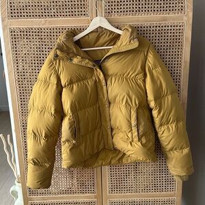 Mustard Patagonia Puffer Jacket